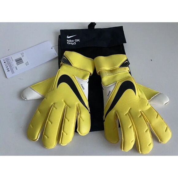 Nike Other - Nike Soccer GK Grip 3 Goalkeeper Gloves CN5651-765 Yellow Sz 9 NEW